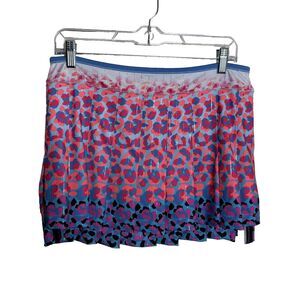 Lucky in Love Skort Women's Large Pleated Metallic Mini Tennis Pickleball